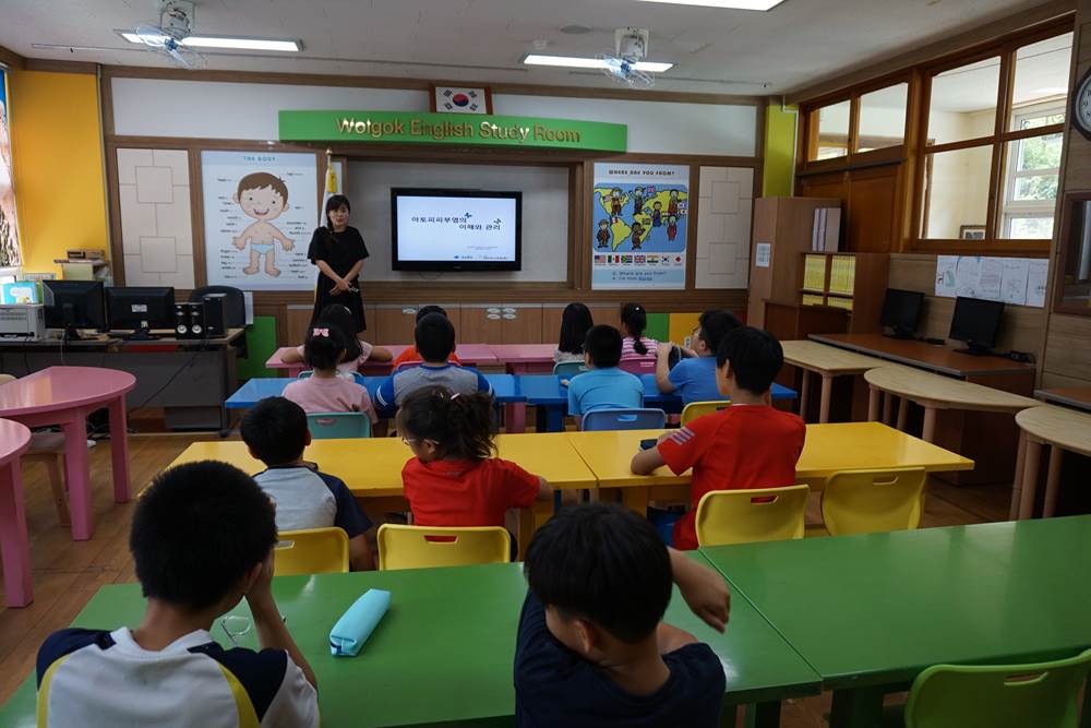 안동시 월곡초등학교, 월곡초등학교병설유치원 학생교육