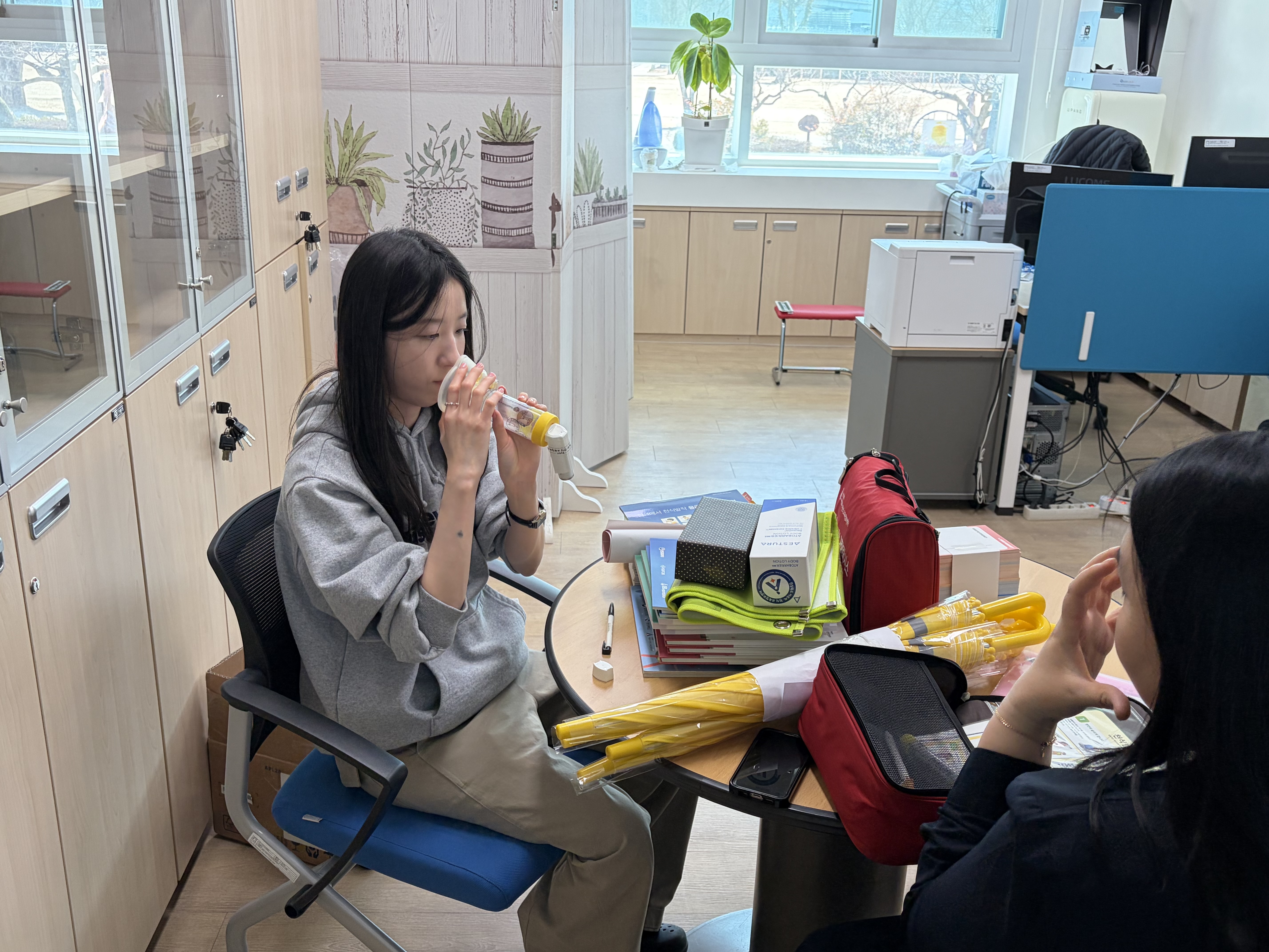 김천시 신규 안심학교(봉계초등학교) 물품지원 및 응급대처법 교육